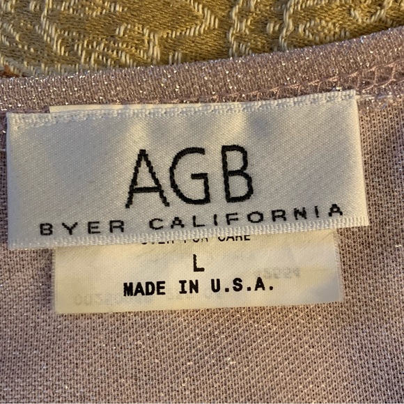 AGB-BYER. Pale Lilac/Silver Sparkling Top. Long sleeves. Silver buckle o… - Picture 6 of 10